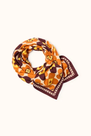 Foulard 'Latika' Caleido Auburn | APACHES COLLECTIONS