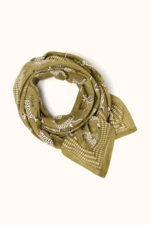 Foulard 'Latika' Pongo Khaki | APACHES COLLECTIONS