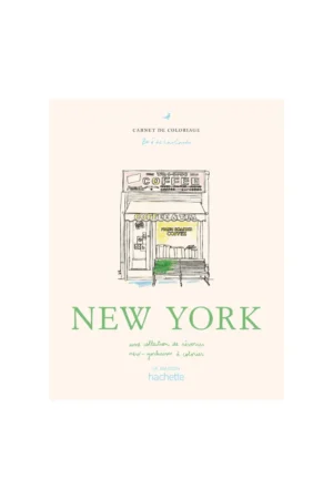 Livre carnet de coloriage 'New-York' - Zoé De Las Cases | HACHETTE