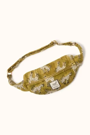 Mini sac banane 'Kela' Pongo Khaki | APACHES COLLECTIONS