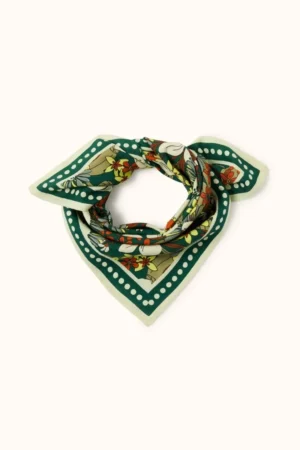 Petit foulard 'Manika' Bouquet Garden | APACHES COLLECTIONS