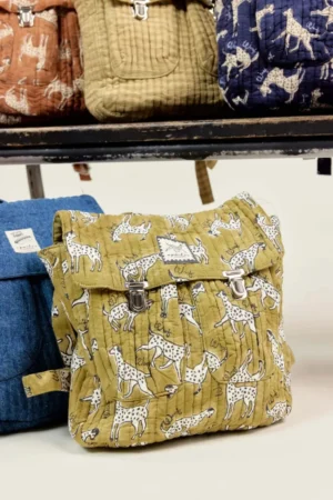 Sac à dos 'Suji' Pongo Khaki | APACHES COLLECTIONS