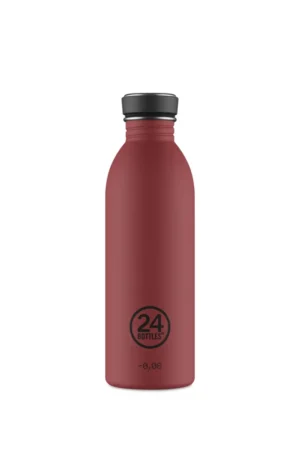 Gourde Urban en inox 'Country red' | 24 BOTTLES