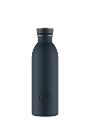 Gourde Urban en inox 'Navy blue' | 24 BOTTLES
