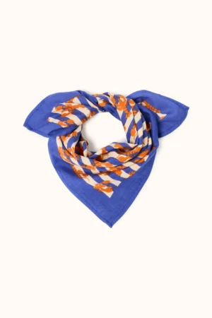 Petit foulard 'Manika' Sebastien Orange | APACHES COLLECTIONS
