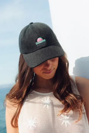 Casquette 'Sunny' Denim Noir | 23 DEGRES