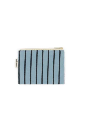 Porte-monnaie 'Marie' Rayures Tennis Blue sky | ROSE IN APRIL