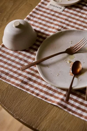 Set de table Vichy moka | GABRIELLE PARIS