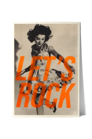 Affiche ‘Let’s rock’ | CARTE KENCRE