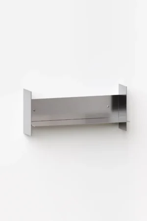 Étagère murale PLI édition CORE en inox brossé 45x15cm | TIPTOE