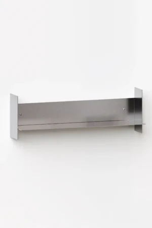 Étagère murale PLI édition CORE en inox brossé 60x15cm | TIPTOE
