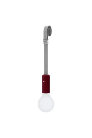 Lampe ‘APLÔ' Cerise noire & sangle de suspension | FERMOB