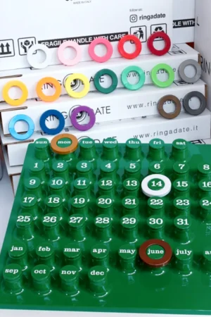 Anneau à l'unité pour calendrier perpétuel mural | RING-A-DATE