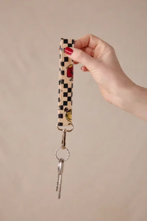 Porte-clé 'Puja' Récrée Macadamia | APACHES COLLECTIONS X MONSIEUR MADAME