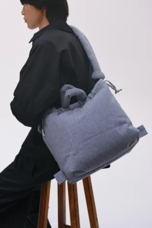Sac 'Ona' Rayures Marine en coton | ÖLEND