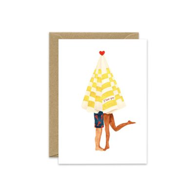 Carte 'Beach Umbrella' | ALL THE WAYS TO SAY