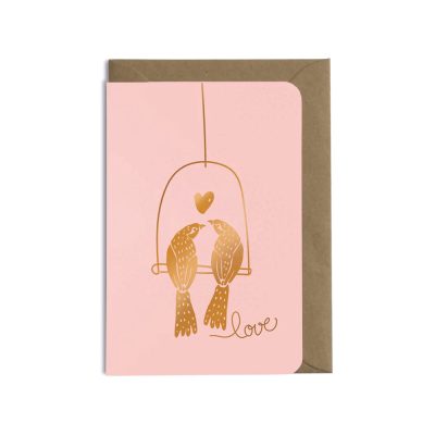 Carte 'Love' rose