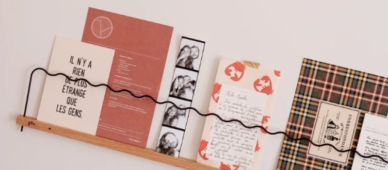 Étagère Super-Poses Onde Rouge Noir GM | GLLU