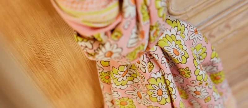 Foulard indien 'London' Yellow | BONHEUR DU JOUR