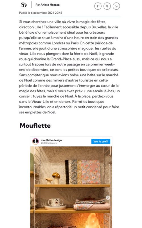 Le Soir Belgique - Mouflette